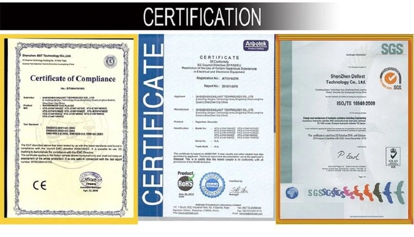 Company Certification